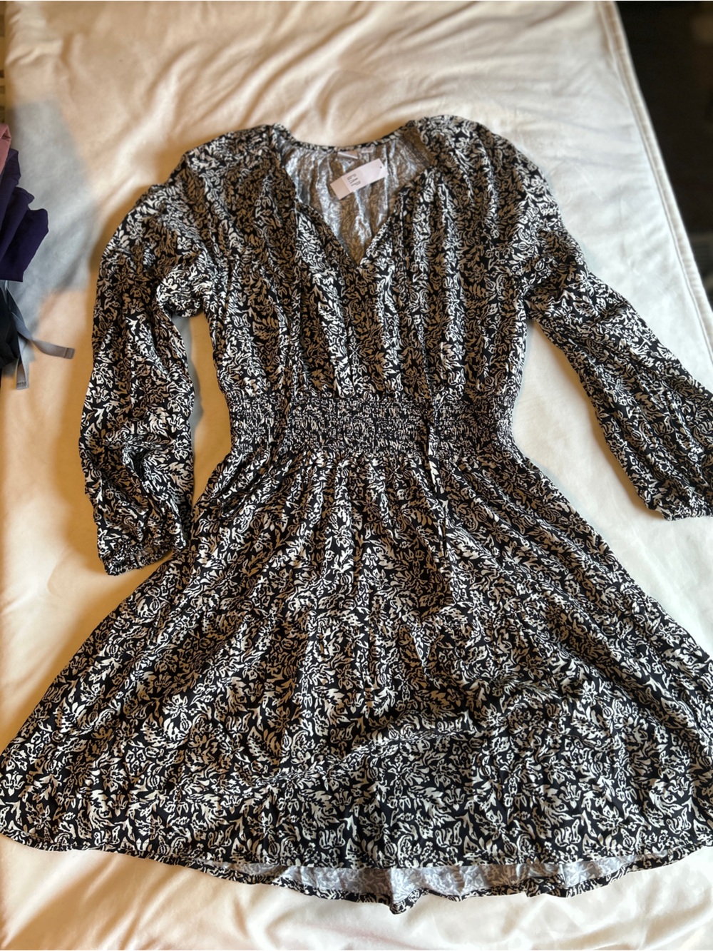 BNWT GAP Black & White Floral Women’s Dress